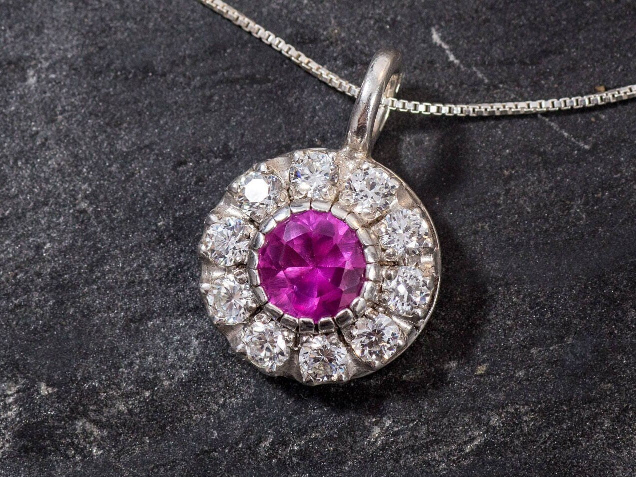 Alexandrite necklace offering subtle luxury with radiant CZ brilliance