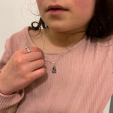 Ballerina Shoes Pendant - Ballet Shoes Necklace - Silver Shoes Necklace