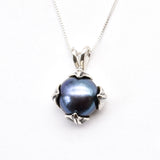 Natural Pearl Pendant made in 925 Sterling Silver with Natural White Pearl in setting, June Birthstone gift idea, symbolizes purity and integrity, ideal for everyday wear and perfect for birthday gifting and special occasions.