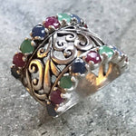 Natural Emerald Ring made in 925 Sterling Silver with Round Natural Green Emerald in Prong setting, May Birthstone gift idea, symbolizes growth, harmony, and deep emotional healing, ideal for everyday wear and perfect for birthday gifting and special occasions.