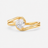 Certified 1 Carat Natural Diamond - Solid 14k Gold Ring - Natural Solitaire Diamond