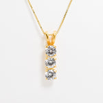 2104-P-cCZZ: Rose Gold Vermeil CZ 5mm