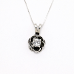 2316-P-cCZZ: Sterling Silver 925 CZ 5mm