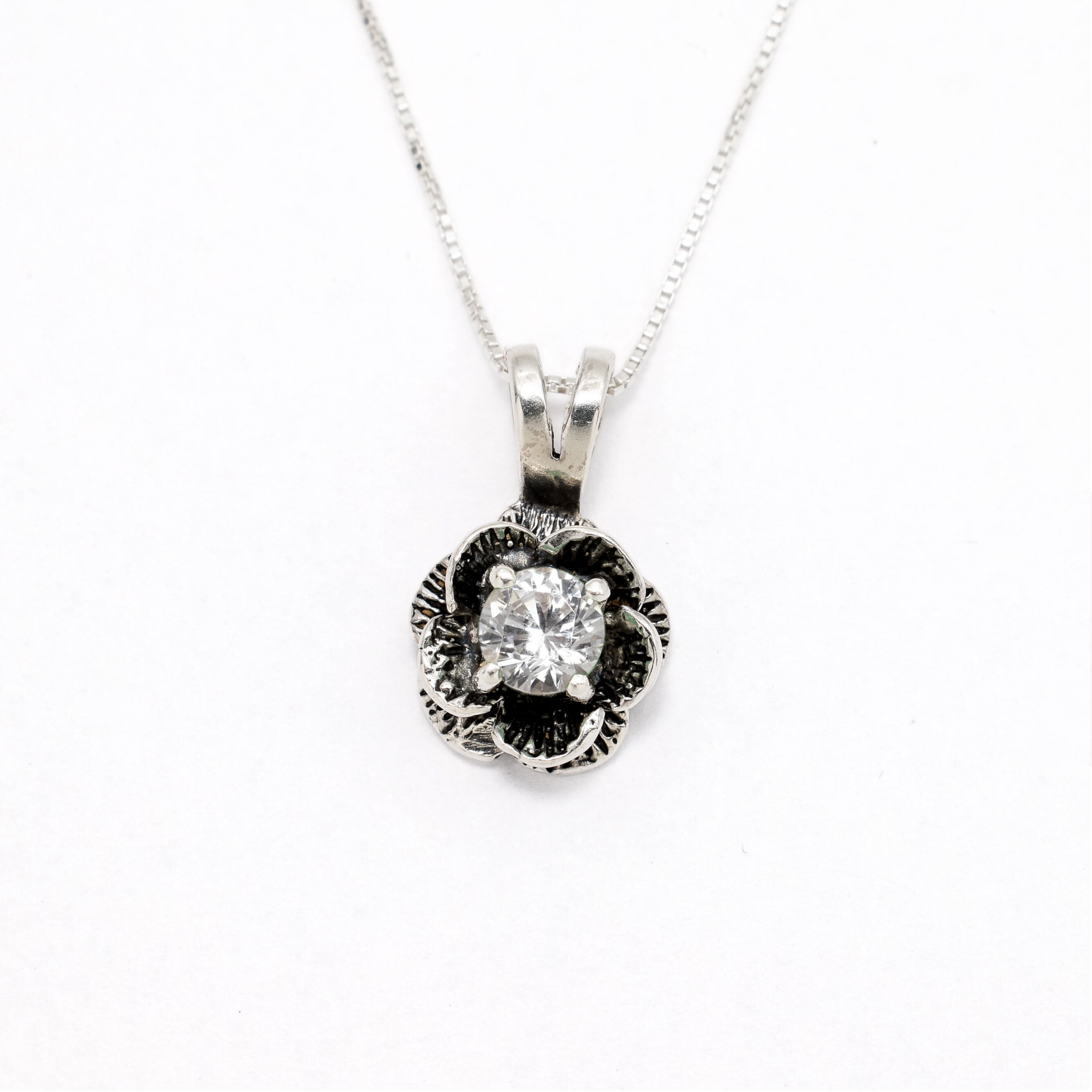 2316-P-cCZZ: Sterling Silver 925 CZ 5mm