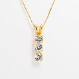 2104-P-cCZZ: White Gold Vermeil CZ 5mm