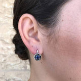 Stunning Created Emerald Earrings in 925 Sterling Silver, a beautiful May birthday gift and a stylish accessory for any occasion.