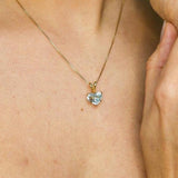 Created Emerald Pendant in 925 Sterling Silver, featuring a Heart Green Emerald in a simple setting, perfect for gifts.