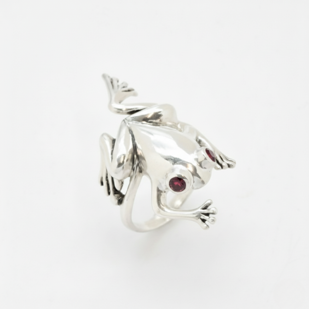 Natural Garnet Ring made in 925 Sterling Silver with Natural Red Garnet in Bezel setting, January Birthstone gift idea, symbolizes love, passion & commitment, ideal for everyday wear and perfect for birthday gifting and special occasions.