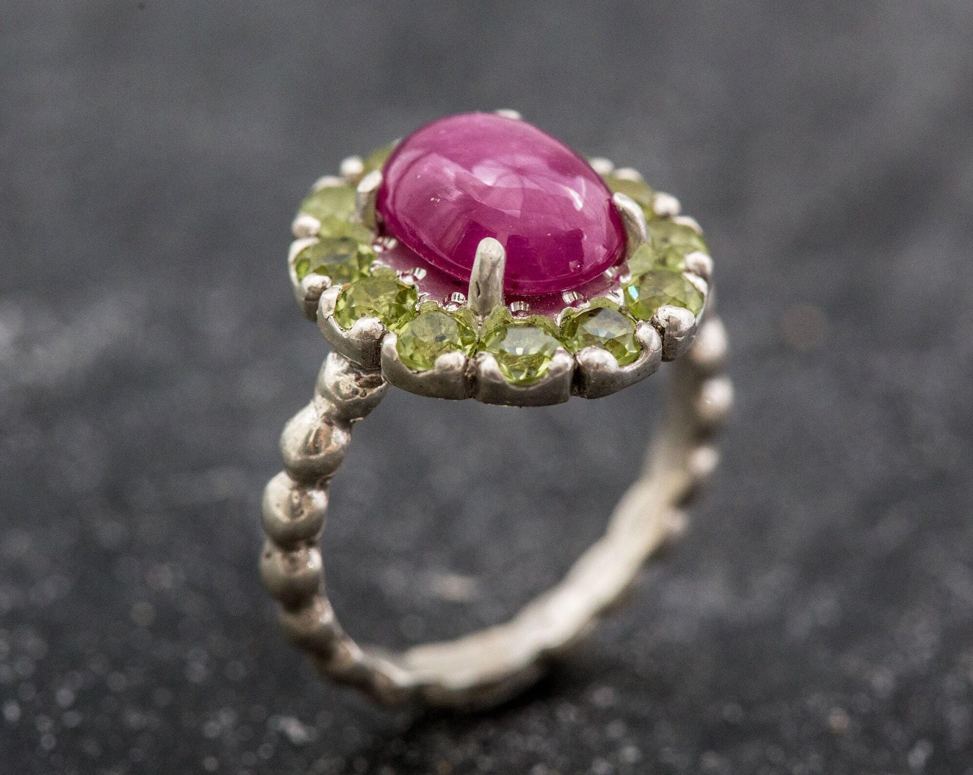 Stunning Natural Ruby Ring in 925 Sterling Silver, a timeless gift celebrating July birthdays and meaningful occasions.