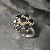 Elegant 925 Silver Ring featuring a Natural Blue Sapphire, symbolizes truth, ideal for everyday wear and special occasions.