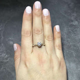 Gold Moonstone Ring - Rainbow Moonstone Ring - June Birthstone Ring