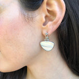 Statement Pearl Earrings, Natural Pearl Earrings, Dangling Earrings, Vintage Pearl Earrings, Asymmetric Earrings, Irregular Pearl Earrings