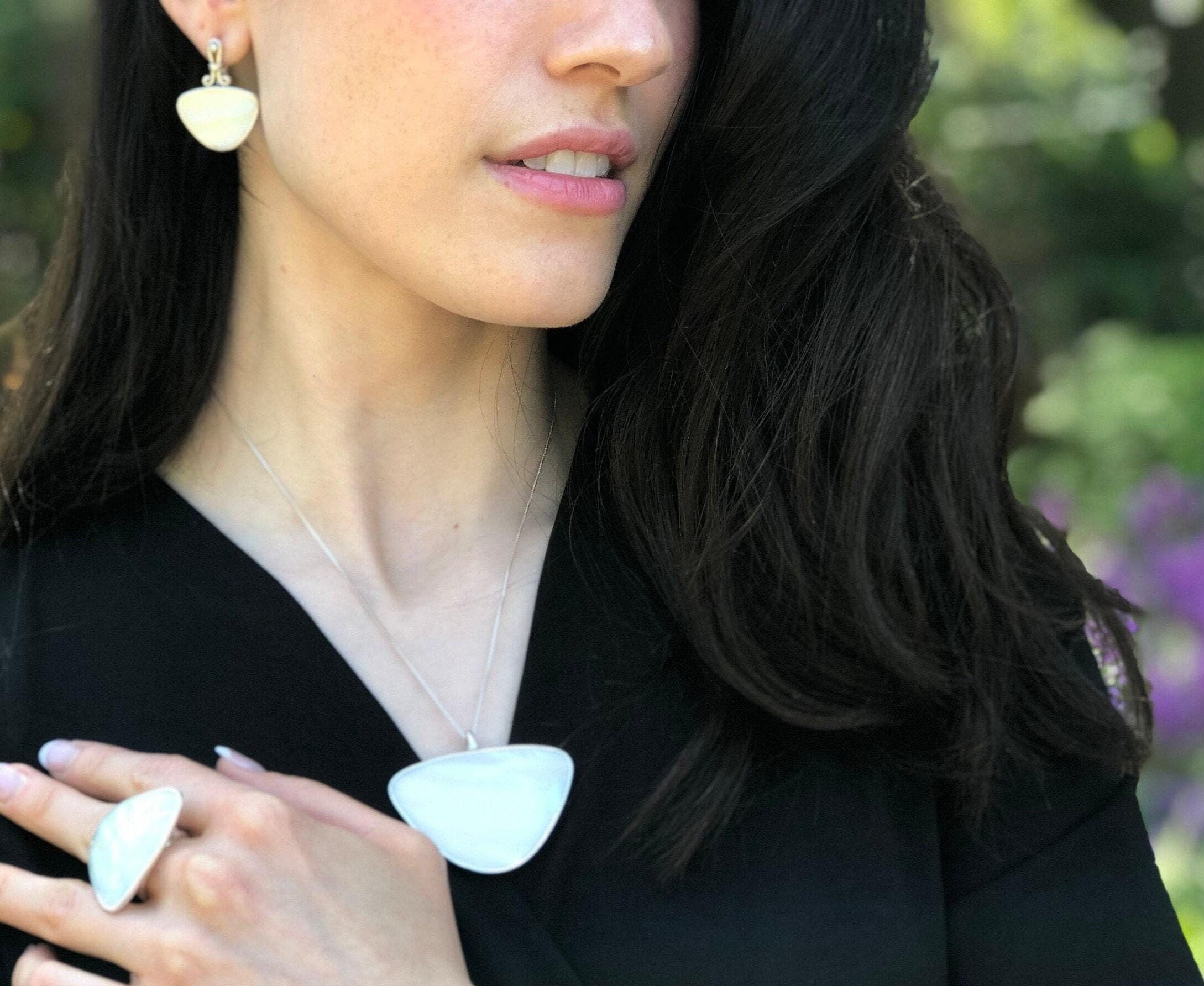 Statement Pearl Earrings, Natural Pearl Earrings, Dangling Earrings, Vintage Pearl Earrings, Asymmetric Earrings, Irregular Pearl Earrings