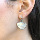 Statement Pearl Earrings, Natural Pearl Earrings, Dangling Earrings, Vintage Pearl Earrings, Asymmetric Earrings, Irregular Pearl Earrings