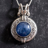 Kyanite Necklace - Egyptian Necklace - Natural Blue Kyanite Pendant