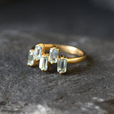 Luxurious blue topaz ring perfect for elegant styling or gemstone collectors.