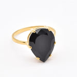 Elegant Onyx Ring brings a moody, sophisticated touch.