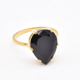 Elegant Onyx Ring brings a moody, sophisticated touch.