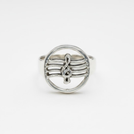 Stylish Music Note Ring in 925 Sterling Silver - Ideal for daily wear and a thoughtful present for music enthusiasts.