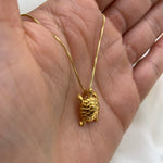 Gold Turtle Pendant, Tortoise Pendant, Gold Plated Pendant, Dainty Necklace, Ocean Pendant, Animal Pendant, Lucky Pendant, Vermeil Pendant