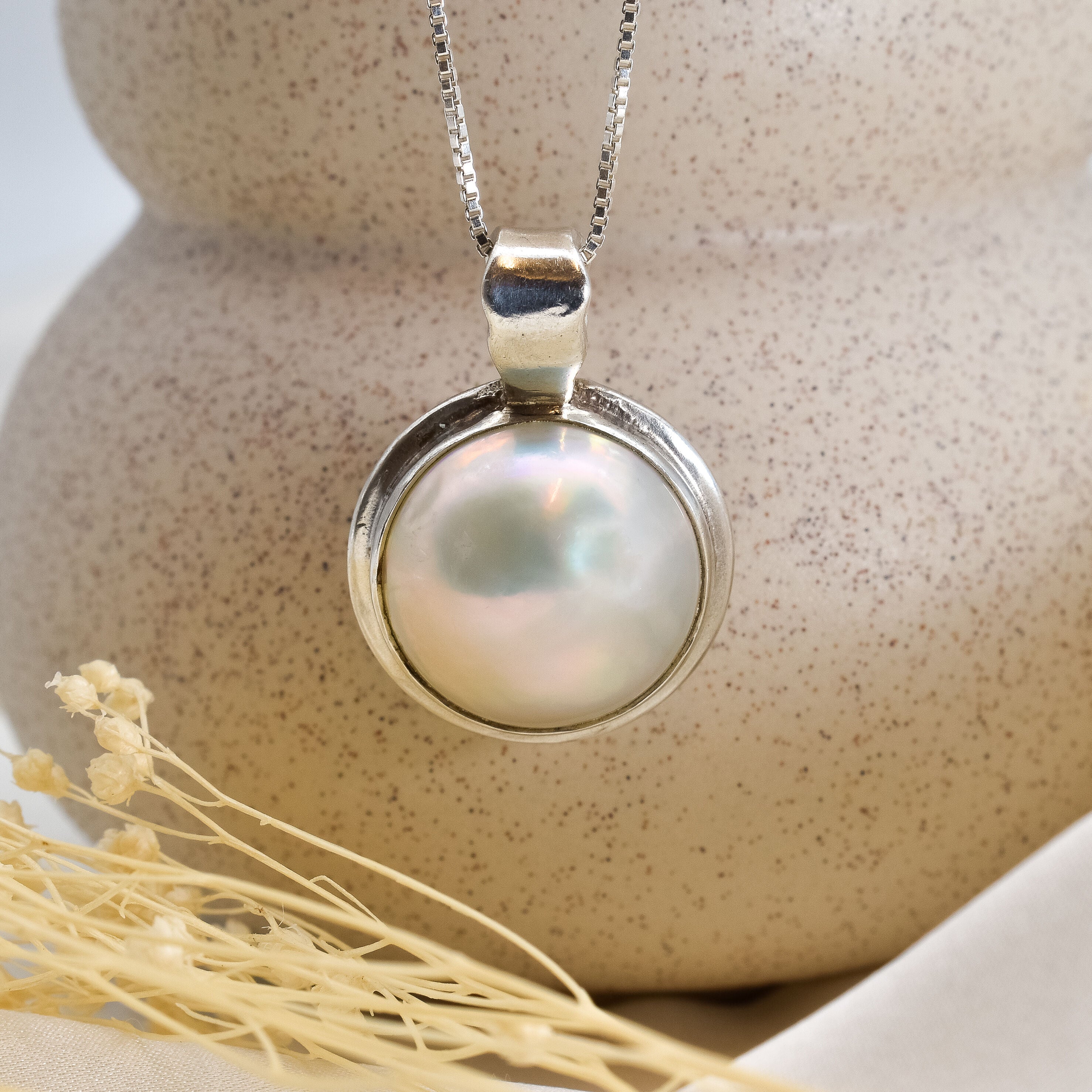 Mabe Pearl Necklace