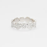 Gold Hammered Ring, Bubble Band, Wide Bubble Ring, Boho Band, Stackable Ring, Bohemian Ring, Everyday Ring, Sturdy Band, 18k Gold Vermeil(2)