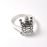 Gold Turtle Ring, Cute Animal Ring, Original Gold Ring, Tortoise Ring, Good Luck Ring, Gold Ocean Ring, Vermeil Ring, 18K Gold Plated Ring(2)