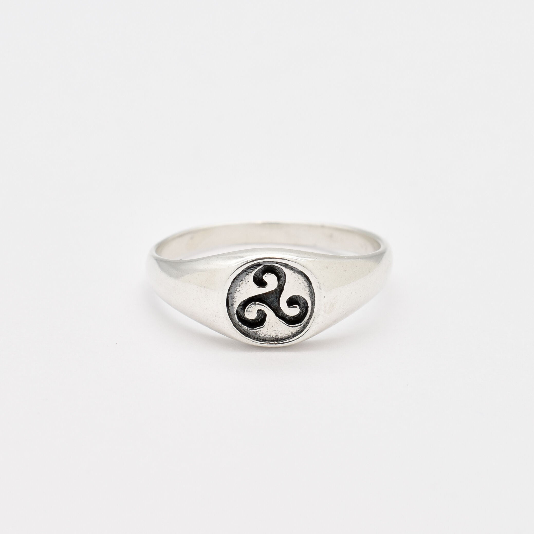 Triskelion Ring, Triskele Ring, Triple Spiral Ring, Symbolic Ring, Solid Silver Ring, Ancient Ring, Celtic Symbol Ring, Sterling Silver Ring