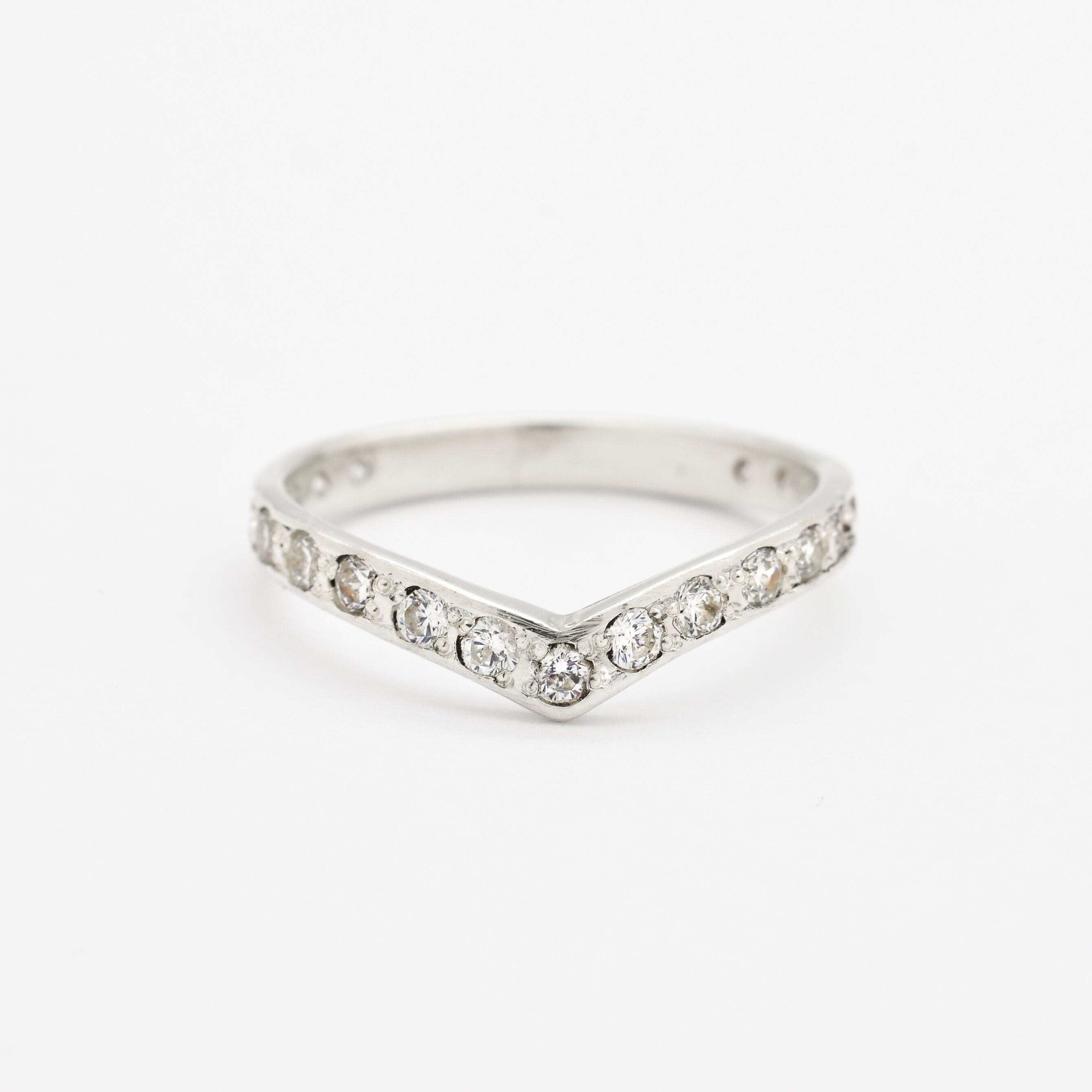 2954-R-cCZZ: Sterling Silver 925 CZ 2mm