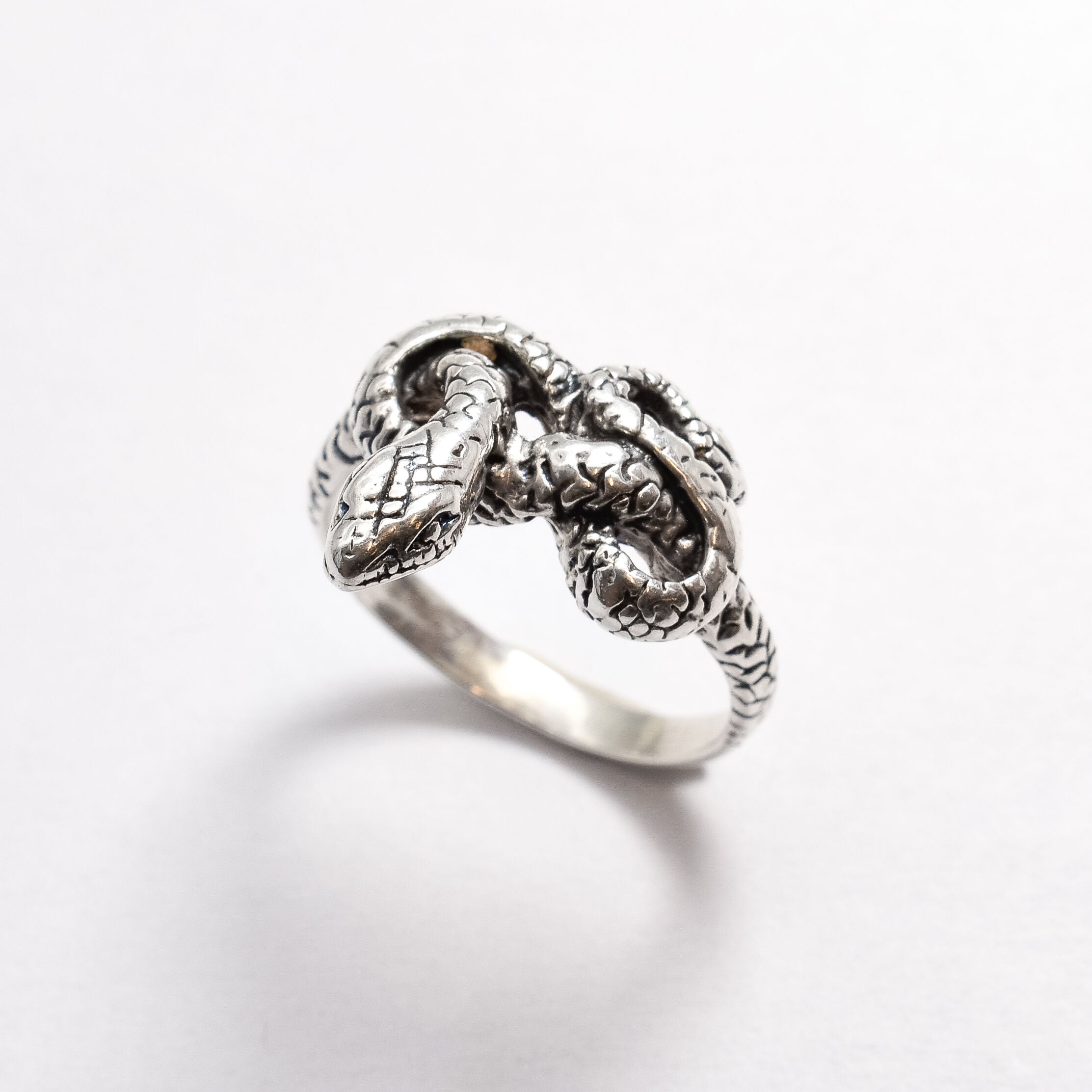 Snake Ring, Silver Snake Ring, Snake Head Ring, Animal Jewelry, Animal Ring, 925 Silver Ring, Python Ring, Vintage Snake Ring, Serpent Ring