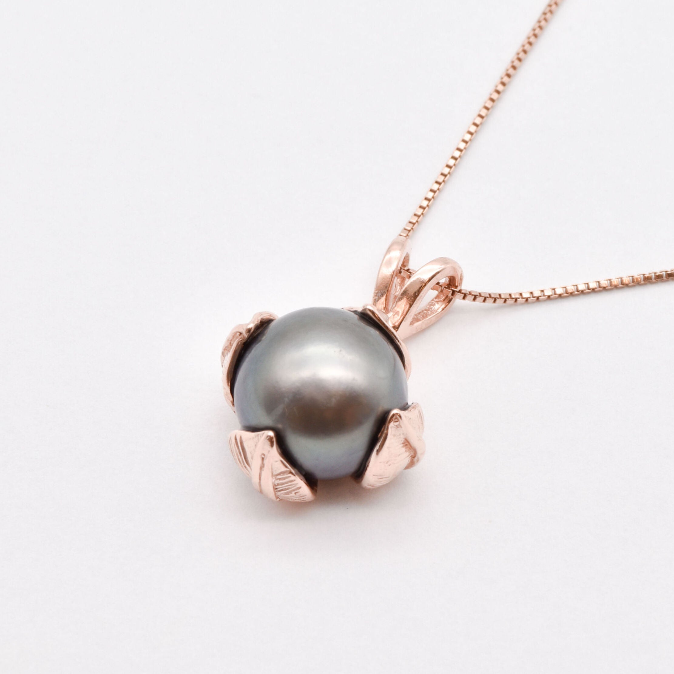 Charming Rose Gold Vermeil Pendant featuring a Natural White Pearl, ideal for celebrating special moments and June birthdays.
