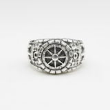 Stylish Compass Anchor Ring in 925 Sterling Silver. Great for everyday elegance and memorable gift-giving occasions.