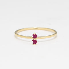 YR-999-R-nRUB-Y: 14k Yellow Gold Natural Ruby