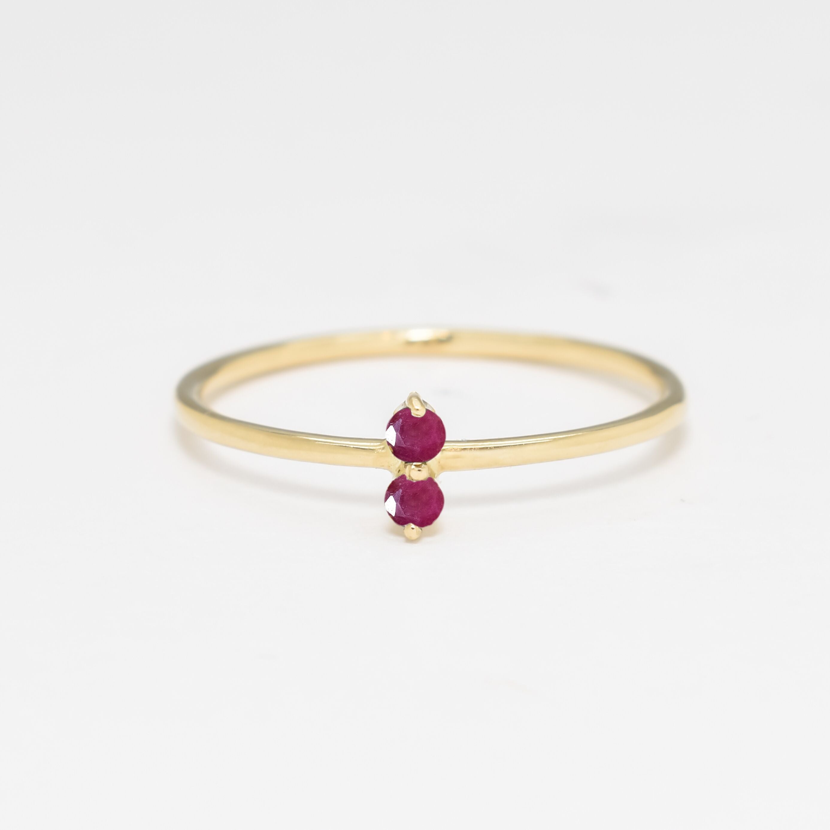YR-999-R-nRUB-Y: 14k Yellow Gold Natural Ruby