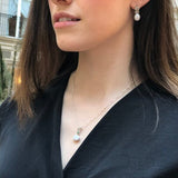 Elegant 925 Sterling Silver Aquamarine Pendant, featuring a vibrant blue stone, perfect for birthdays and special occasions.