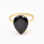 Classic Onyx Ring designed to turn heads at cocktail events.