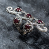 Natural Ruby Ring made in 925 Sterling Silver with Round Natural Red Ruby in Prong setting, July Birthstone gift idea, symbolizes nobility, purity, and passion, ideal for everyday wear and perfect for birthday gifting and special occasions.