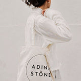 The Adina Stone Tote - Cotton Canvas Bag - Re-usable Shopping Bag