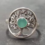 Beautifully crafted 925 Sterling Silver ring with a stunning round Natural Emerald, symbolizing healing and harmony in everyday wear.