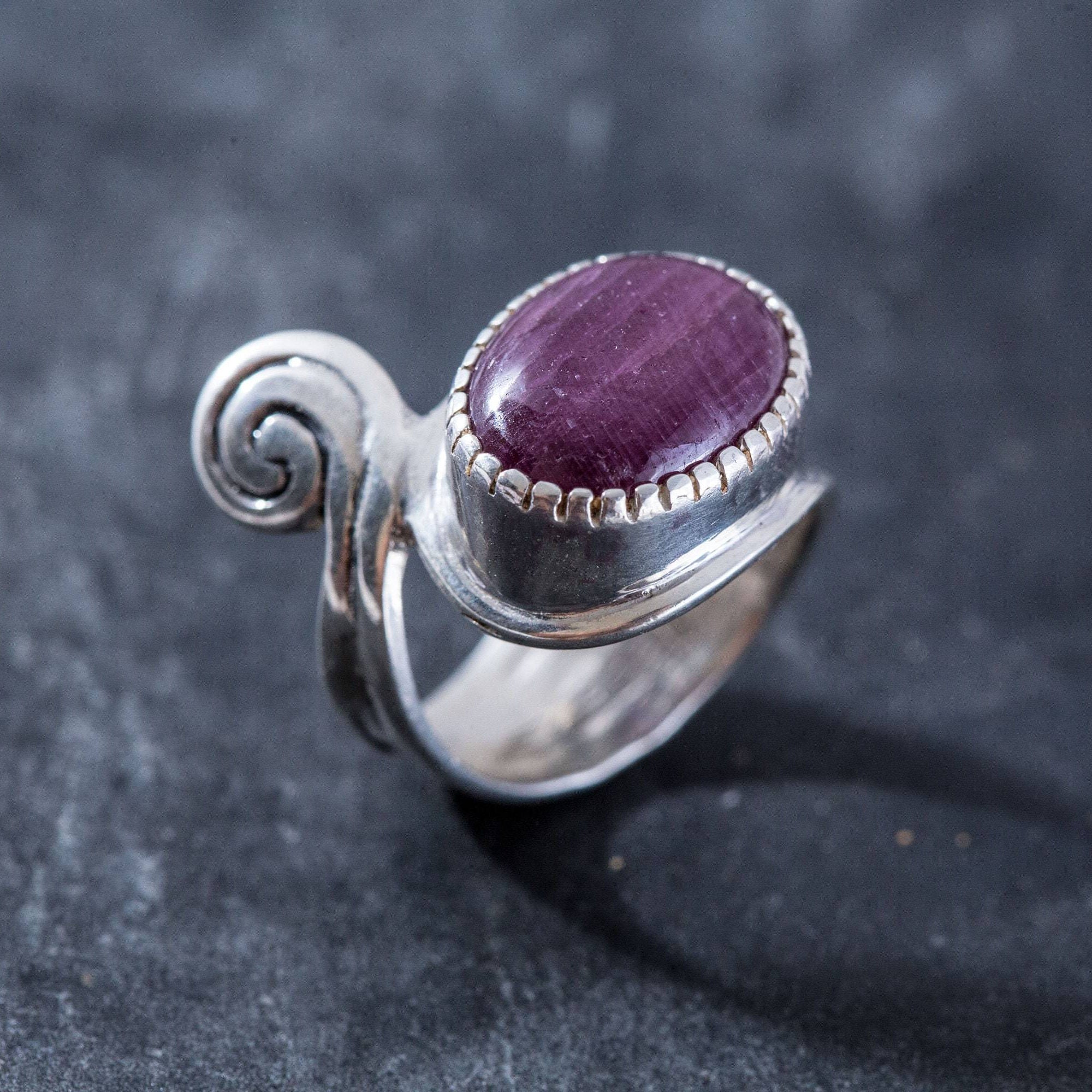 Natural Ruby Ring made in 925 Sterling Silver with Oval Natural Red Ruby in Prong setting, July Birthstone gift idea, symbolizes nobility, purity, and passion, ideal for everyday wear and perfect for birthday gifting and special occasions.
