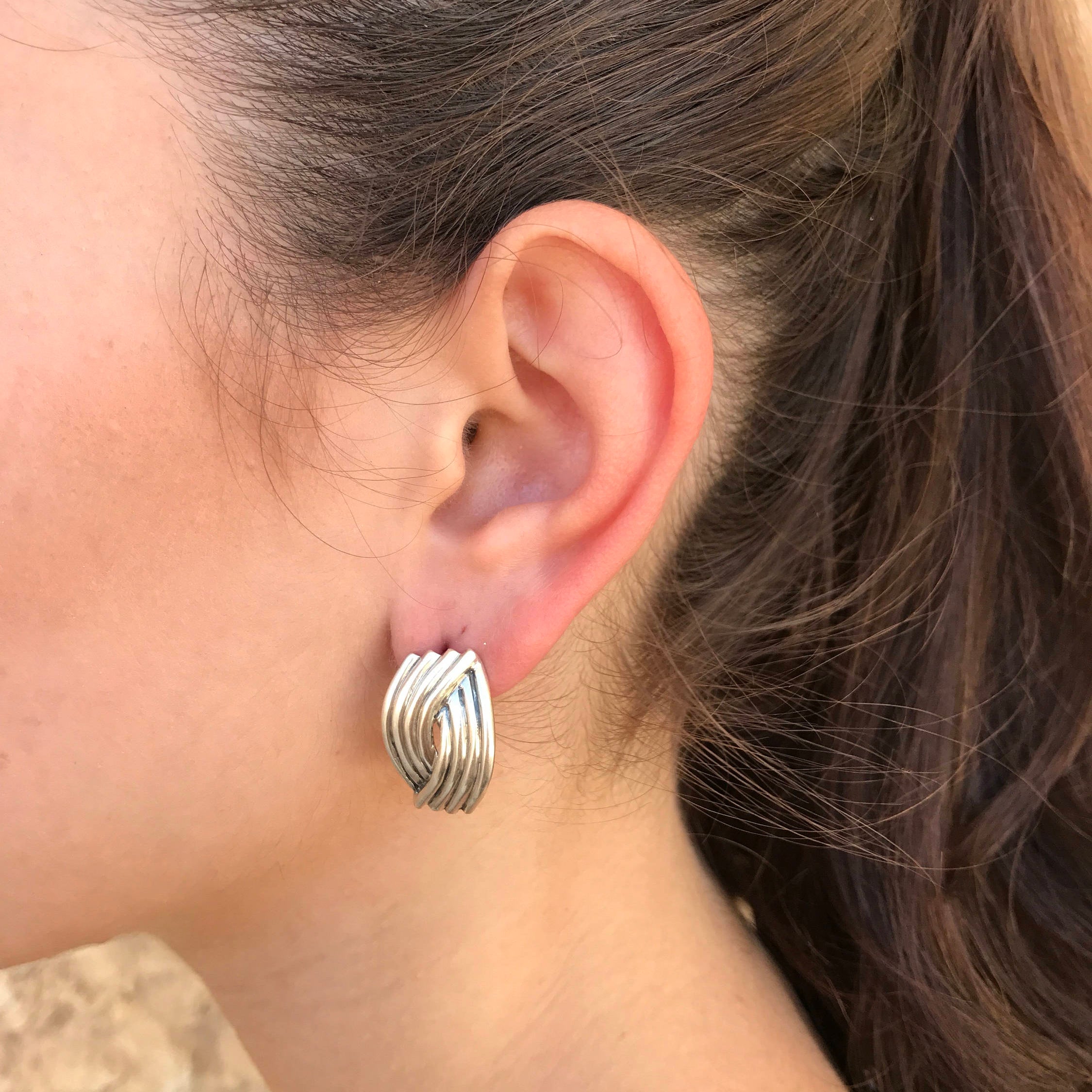 Silver Earrings, Designer Earrings, Statement Earrings, Unique Earrings, Artistic Earrings, Artisan Earrings, Solid Silver, Stud Earrings