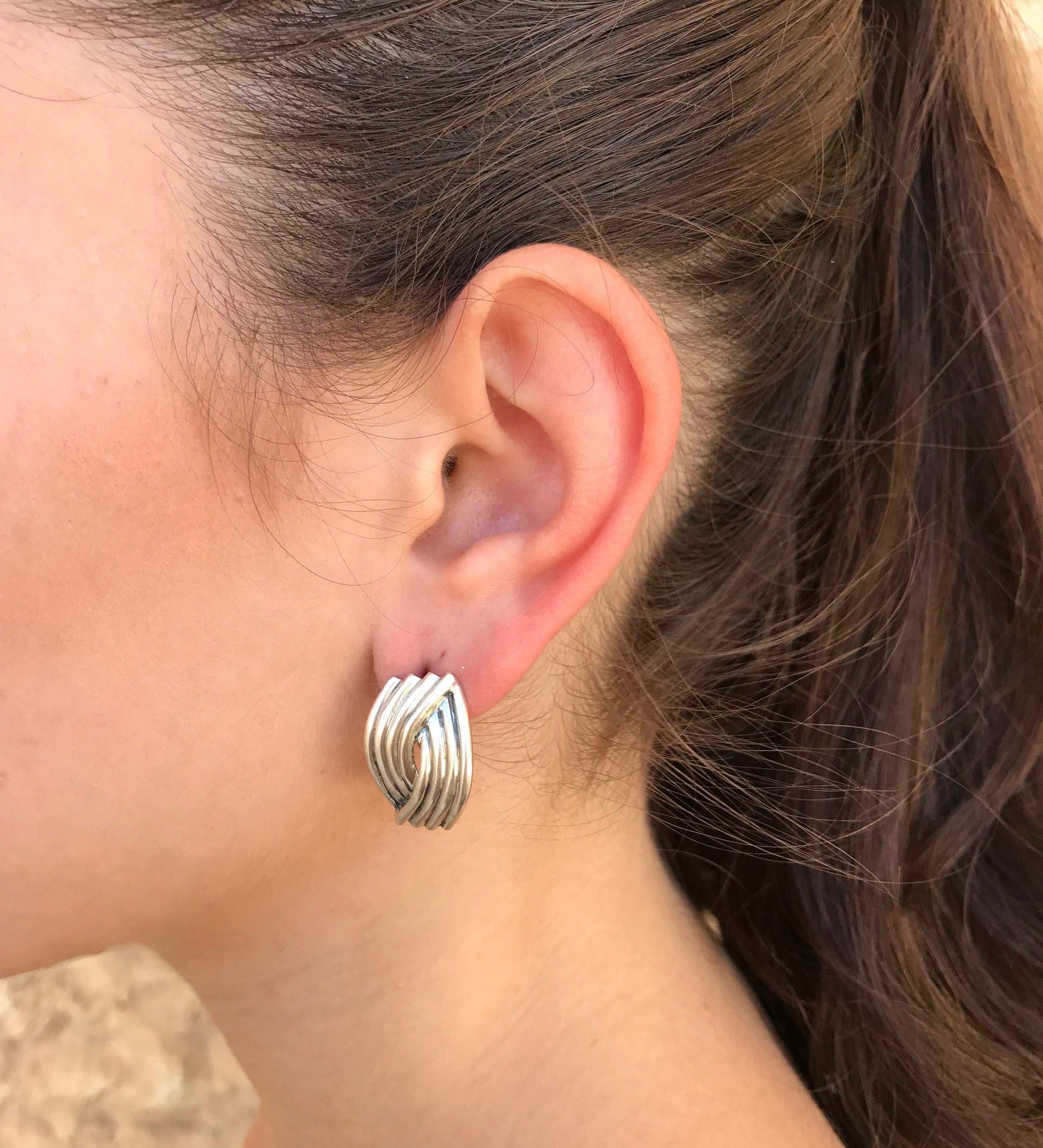 Silver Earrings, Designer Earrings, Statement Earrings, Unique Earrings, Artistic Earrings, Artisan Earrings, Solid Silver, Stud Earrings