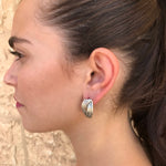 Silver Earrings, Designer Earrings, Statement Earrings, Unique Earrings, Artistic Earrings, Artisan Earrings, Solid Silver, Stud Earrings