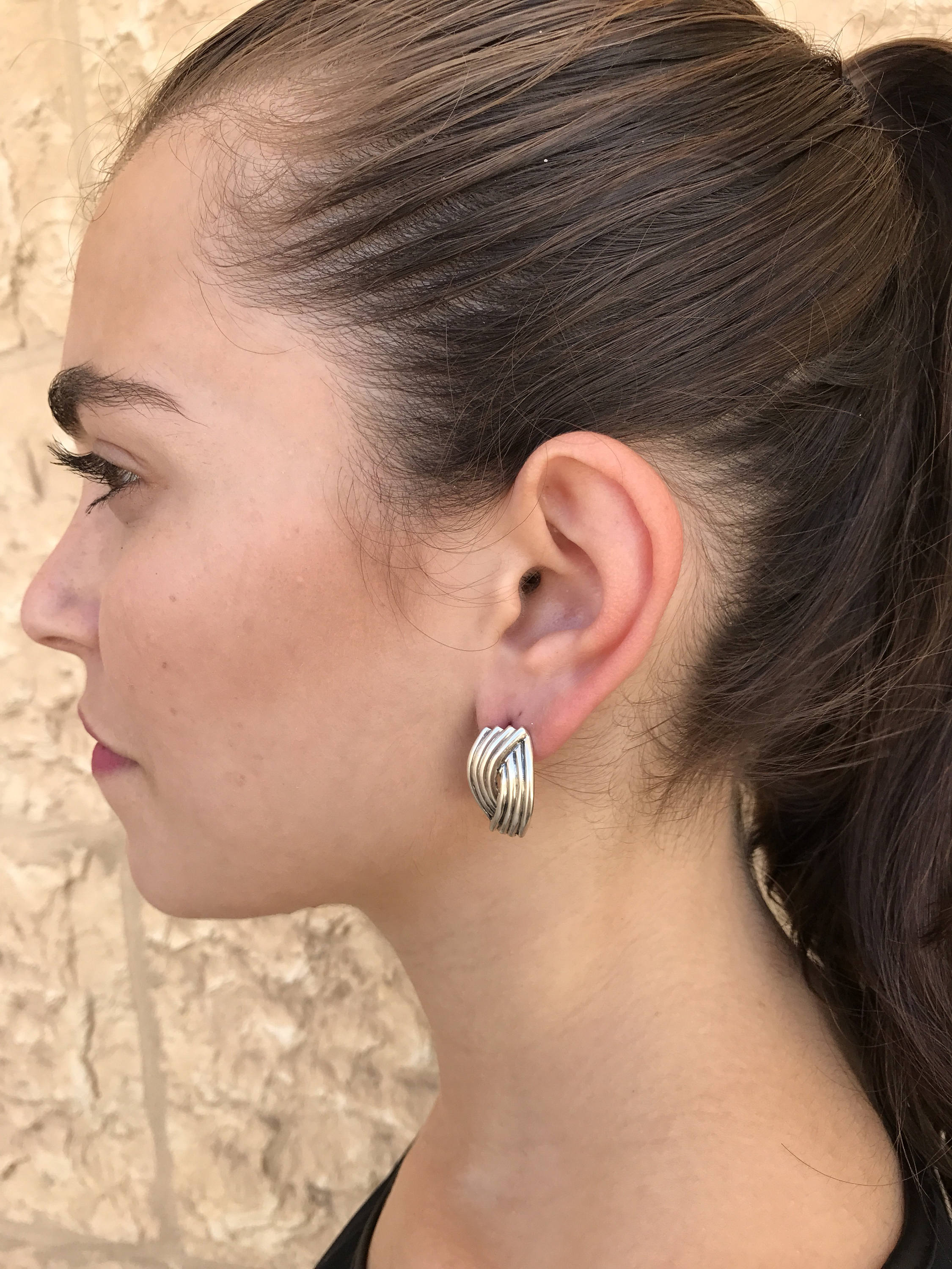 Silver Earrings, Designer Earrings, Statement Earrings, Unique Earrings, Artistic Earrings, Artisan Earrings, Solid Silver, Stud Earrings