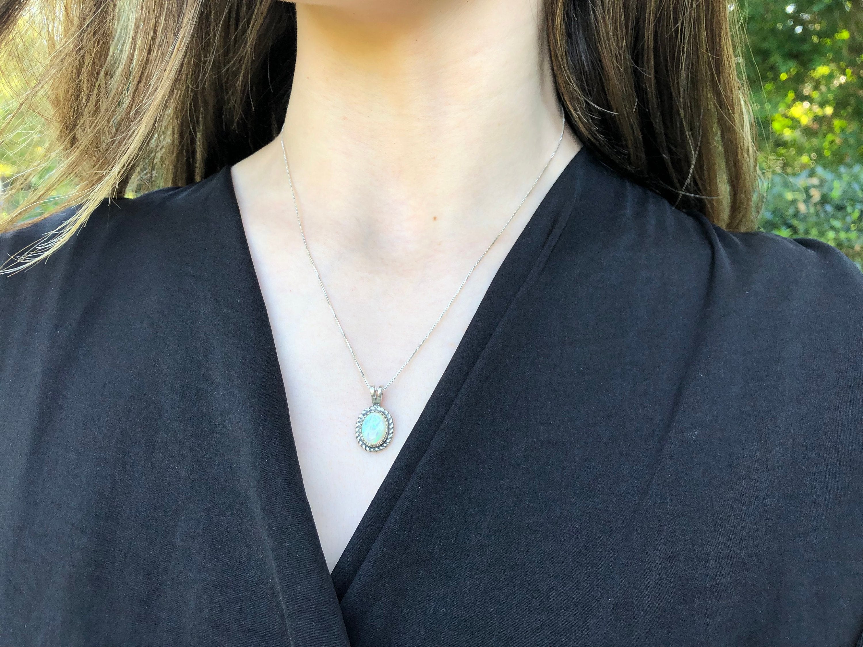 Blue Sapphire Pendant, Created Sapphire, Sapphire Pendant, Vintage Pendant, Blue Pendant, 3 Carat, Bridal Pendant, Silver Pendant, Sapphire