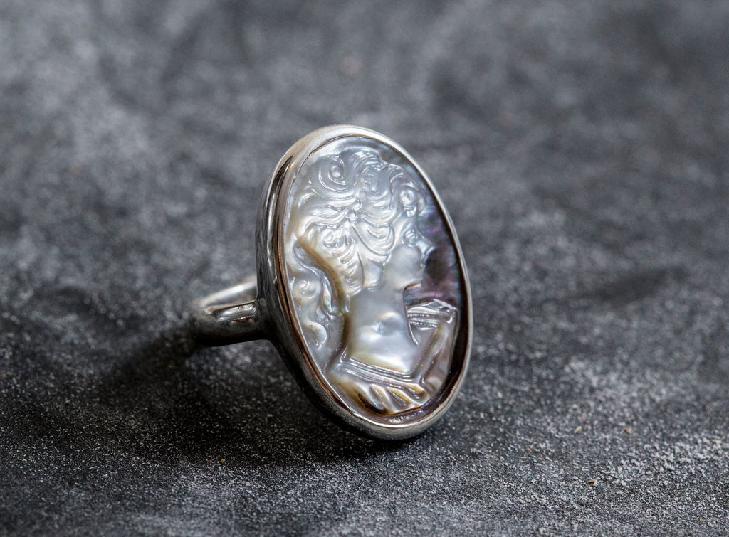 Buy Shell Cameo Ring Online In India - Etsy India