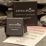 Garnet Earrings, Garnet Studs, January Birthstone, Red Earrings, Red Vintage Studs, January Earrings, Vintage Earrings, 925 Silver Earrings