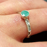 Gold Ruby Ring, Created Ruby, Ruby Solitaire Ring, Round Ruby Ring, Ruby Promise Ring, Created Ruby Ring, Red Stone Ring, Hammered Band, 18K