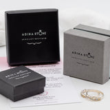 old Crown Ring, Tiara Band, 18k Gold Vermeil