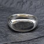 Silver Signet Ring, Signet Ring, Smooth Signet Ring, Oval Signet Ring, Unisex Ring, Minimal Ring, Silver Ring, Solid Silver Ring, 925 Silver